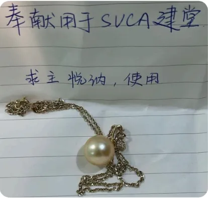 珍珠項鍊奉獻